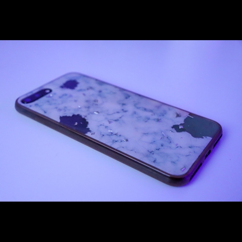 Clear with Marble iPhone Case for iPhone 7 Plus